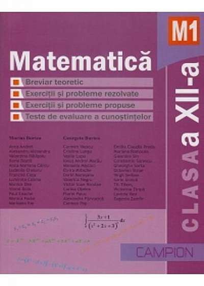 Matematica M1, Clasa a XII-a. Breviar teoretic