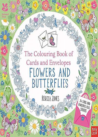 The Colouring Book of Cards and Envelopes – Flowers and Butterflies