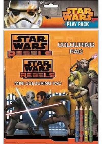 Star Wars Rebels, Play Pack. Set de colorat, Razboiul stelelor