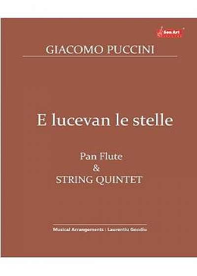 E lucevan le stelle. Pan Flute and String Quintet - Giacomo Puccini