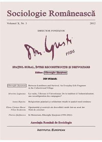 Sociologie Romaneasca Vol.x Nr.3 2012