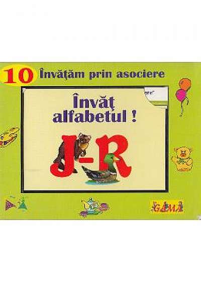 Invat alfabetul: J-R - Invatam prin asociere