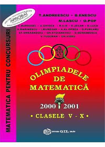 Olimpiadele de matematica - Clasele 5-10 2001 - T. Andreescu