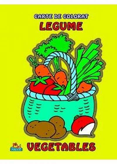 Legume A4 - Carte de colorat