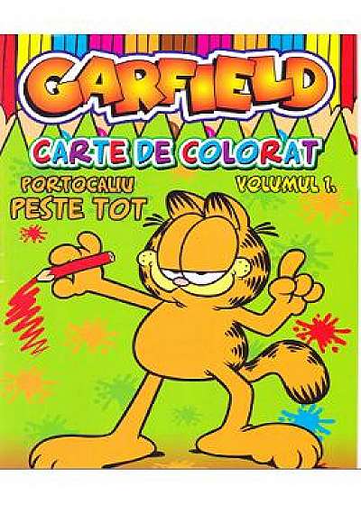 Garfield vol.1: Portocaliu peste tot. Carte de colorat