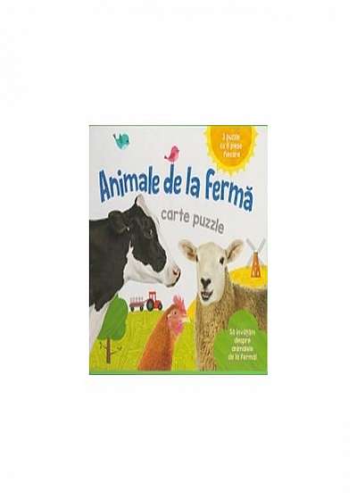 Animale de la fermă - carte puzzle