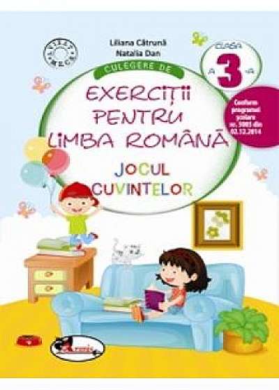 Jocul cuvintelor cls 3 culegere de exercitii pentru limba romana - Liliana Catruna, Natalia Dan