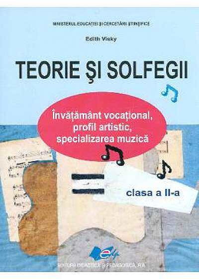 Teorie si solfegii Clasa 2 ed.2017