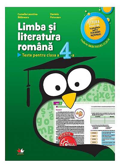 Limba și literatura română. Teste pentru clasa a IV-a