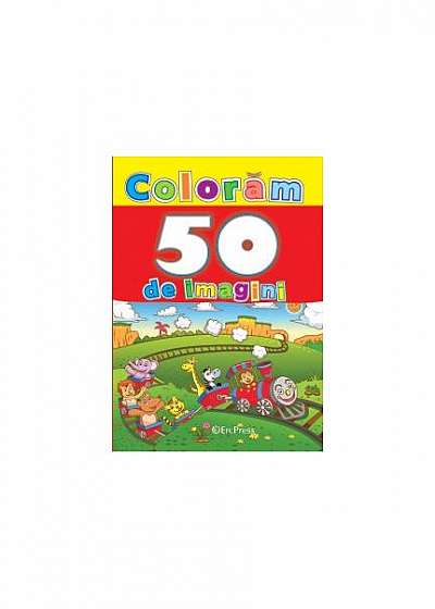 Coperta cărții Colorăm 50 imagini