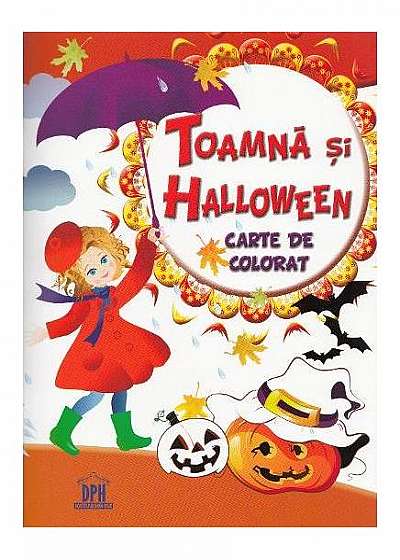 Toamna și Halloween. Carte de colorat