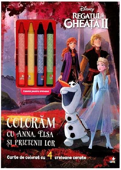 Disney. Regatul de gheata II. Coloram cu Anna, Elsa si prietenii lor. Carte de colorat
