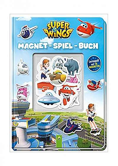 Super Wings Magnet-Spiel-Buch : Lernspaß mit 16 Magneten