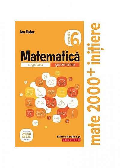 Matematică 2000 Inițiere Algebră, geometrie. Caiet de lucru. Clasa a VI-a. Partea a II-a
