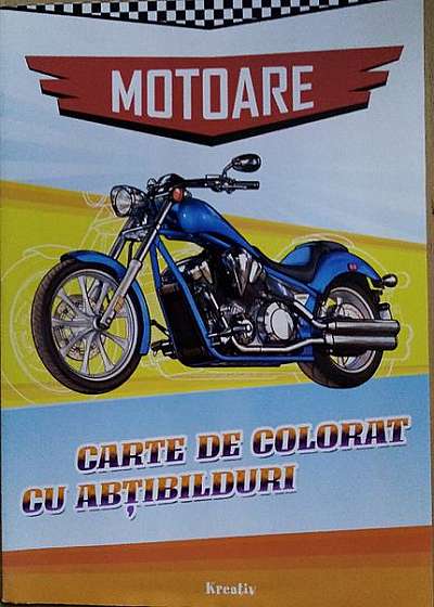 Coperta cărții Motoare. Carte de colorat cu abțibilduri