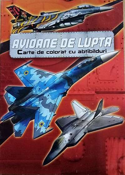 Avioane de luptă. Carte de colorat