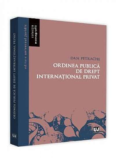 Ordinea publica de drept international privat