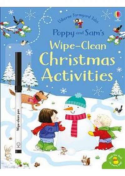 poppy & sams wipe-clean christmas activi