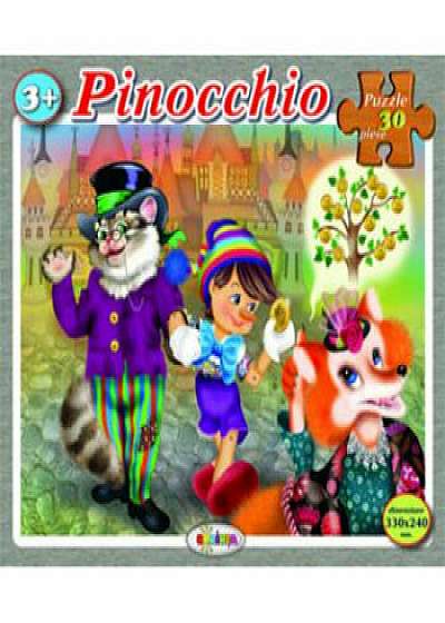 Coperta cărții Puzzle - Pinocchio (30 piese)/***