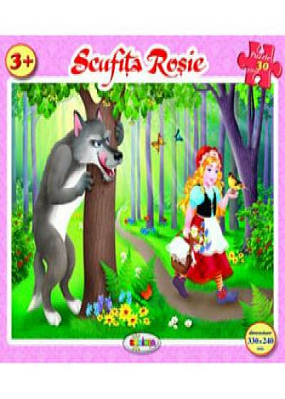 Coperta cărții Puzzle - Scufita rosie (30 piese)/***