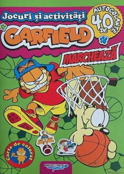 Garfield - Marcheaza. 40 de autocolante/***