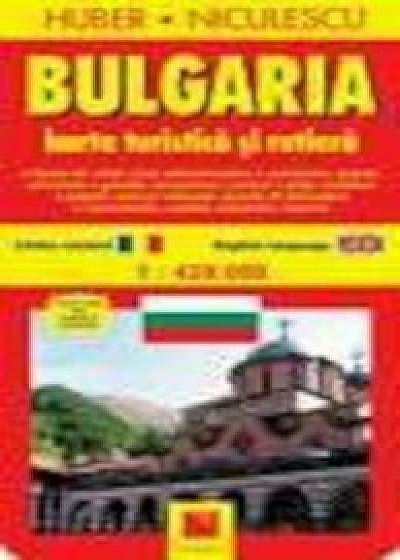 Bulgaria. Harta turistica si rutiera/Huber Niculescu