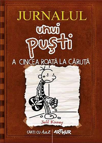 Coperta cărții Jurnalul unui pusti 7. A cincea roata la caruta