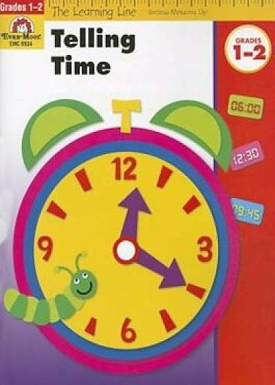 Telling Time, Grades 1-2, Paperback