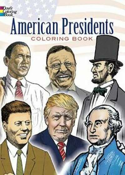 American Presidents Coloring Book, Paperback