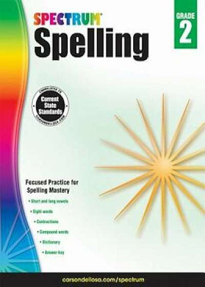 Spectrum Spelling, Grade 2, Paperback/Spectrum