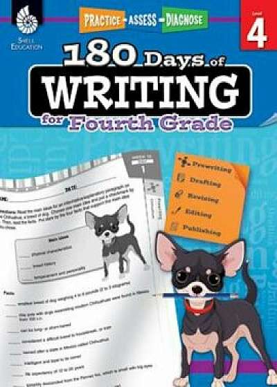 180 Days of Writing for Fourth Grade (Grade 4): Practice, Assess, Diagnose, Paperback/Kristin Kemp