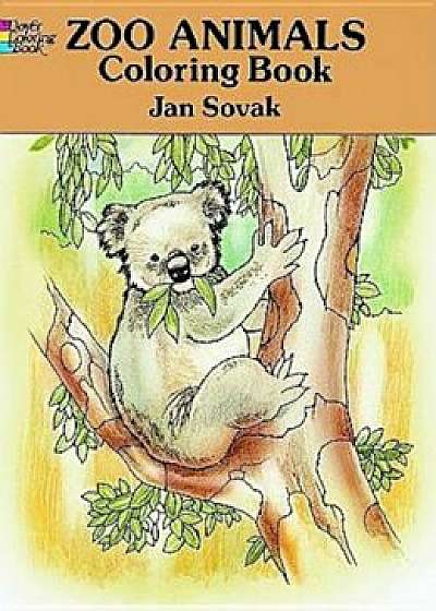 Zoo Animals Coloring Book, Paperback/Jan Sovak