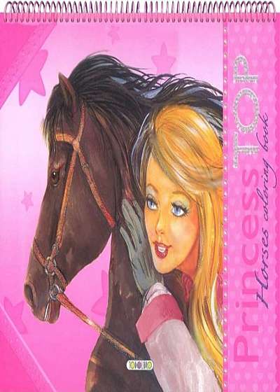Princess Top. Horses coloring book 2