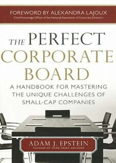 The Perfect Corporate Board: A Handbook for Mastering the Unique Challenges of Small-Cap Companies, Hardcover/Adam Epstein