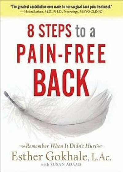 8 Steps to a Pain-Free Back: Natural Posture Solutions for Pain in the Back, Neck, Shoulder, Hip, Knee, and Foot, Paperback/Esther Gokhale
