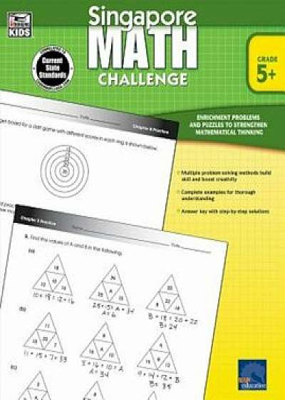 Singapore Math Challenge, Grades 5 - 8, Paperback/Frank Schaffer Publications