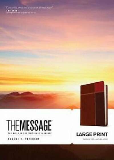 Message-MS-Large Print Numbered: The Bible in Contemporary Language, Hardcover/Eugene H. Peterson
