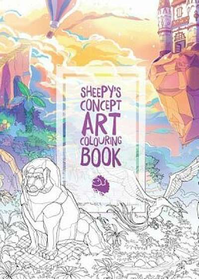 MrSuicideSheep's Concept Art Colouring Book, Hardcover/Sheepy