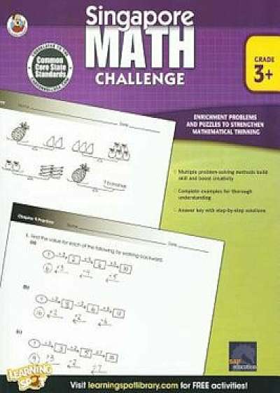 Singapore Math Challenge, Grades 3 - 5, Paperback/Frank Schaffer Publications