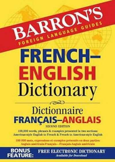 Barron's French-English Dictionary: Dictionnaire Francais-Anglais, Paperback/Majka Dischler