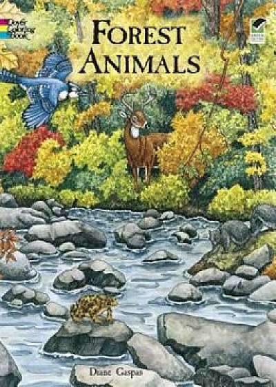 Forest Animals Coloring Book, Paperback/Dianne Gaspas