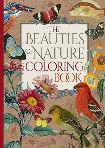 The Beauties of Nature Coloring Book: Coloring Flowers, Birds, Butterflies, & Wildlife, Paperback/Pierre-Joseph Redoute