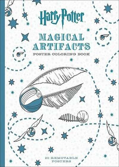 Harry Potter Magical Artifacts Poster Coloring Book, Paperback/Scholastic