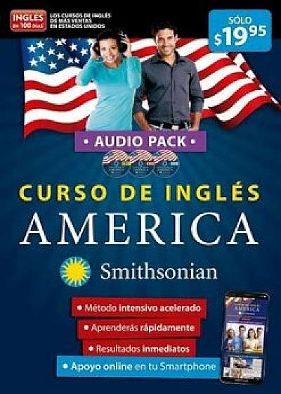 Curso de Ingles America de Smithsonian..Audiopack. Ingles En 100 Dias - America English Course, Smithsonian Institution, Paperback/Smithsonian Institution