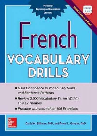 French Vocabulary Drills, Paperback/David M. Stillman