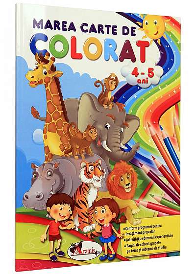 Marea carte de colorat 4-5 ani