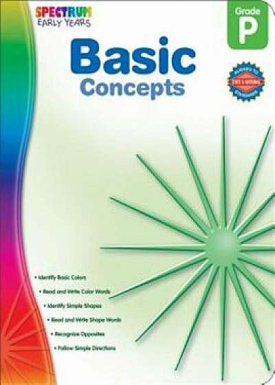Basic Concepts, Preschool, Paperback/Spectrum