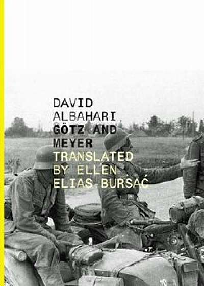 Coperta cărții Gotz and Meyer, Paperback/David Albahari