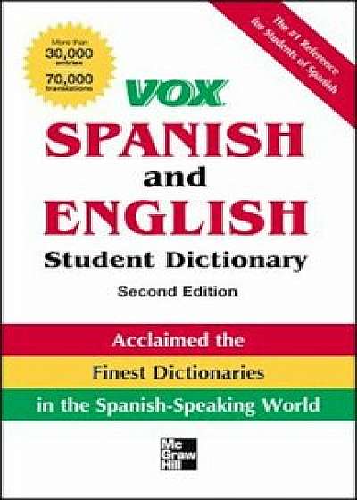 Vox Spanish and English Student Dictionary PB, 2nd Edition, Paperback/Vox