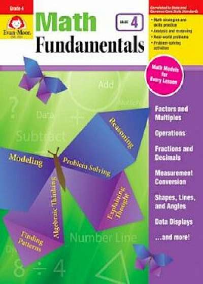 Math Fundamentals, Grade 4, Paperback/Evan-Moor Educational Publishers